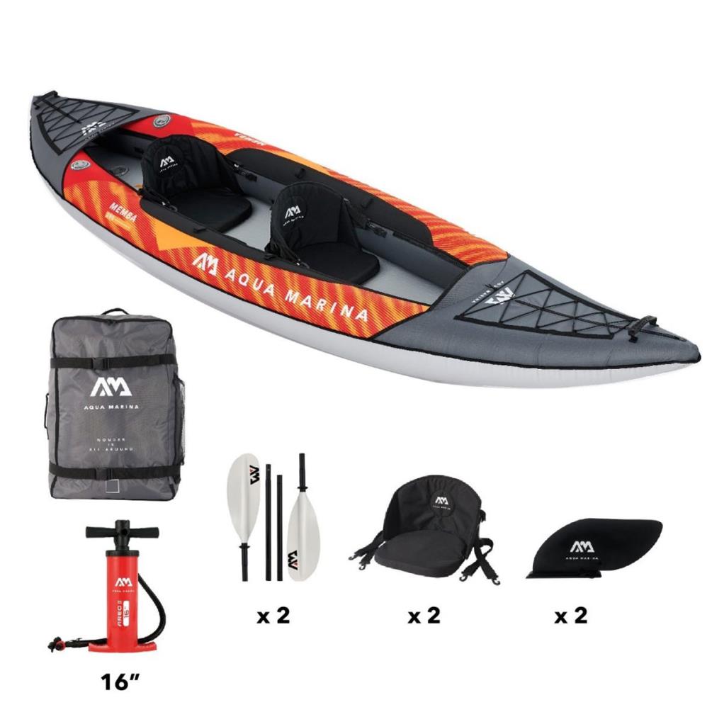 Aqua Marina Memba-390 2 Person Touring Kayak Extra Image 2